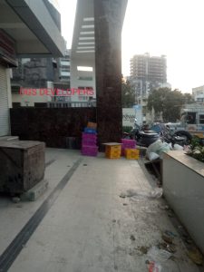 Devlpers illegal Encroachment on the Road