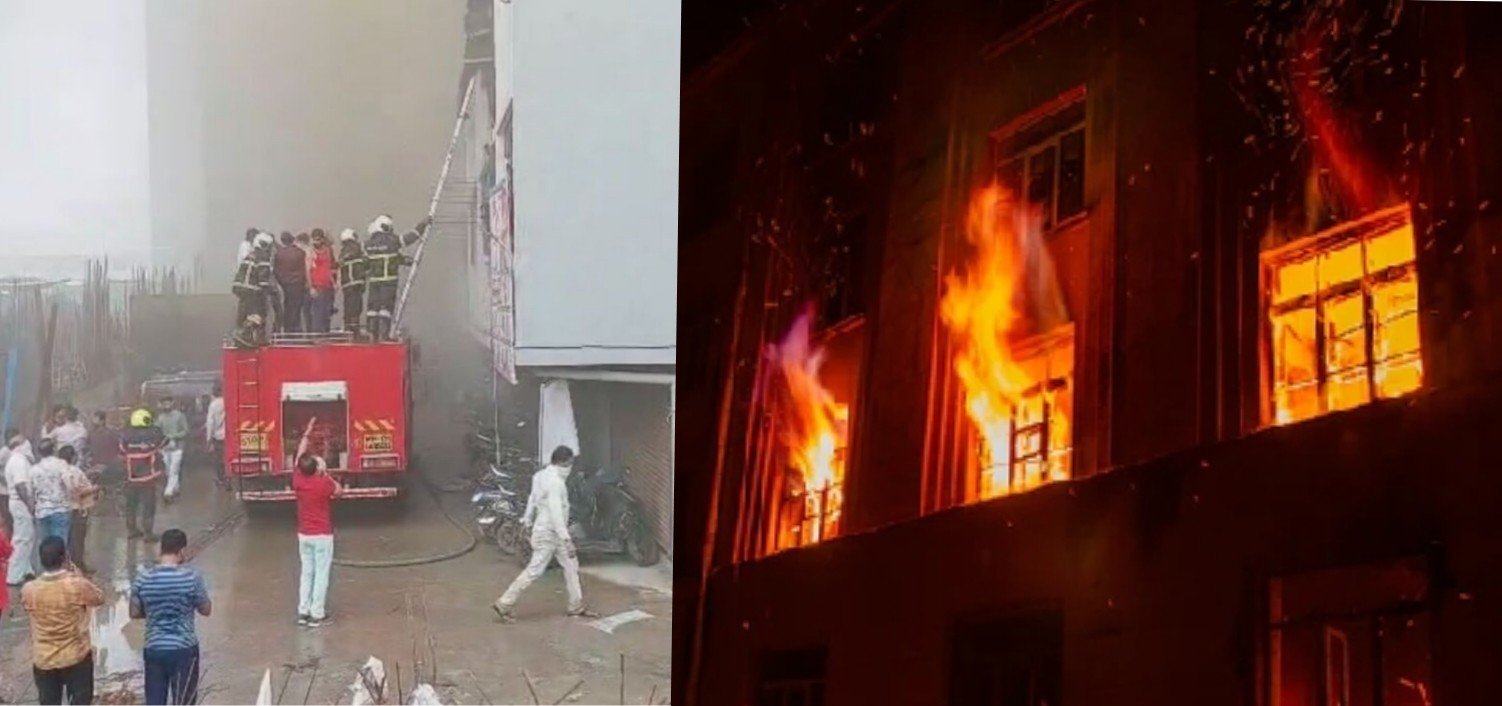 दहिसर की हाईराइज इमारत में भीषण आग, एक महिला की मौत 18 घायल